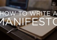 How To Write A Manifesto For General Secretary