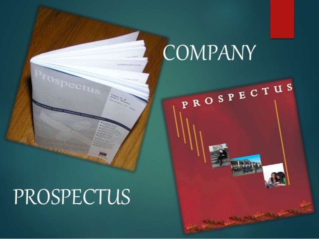Prospectus In Company Law