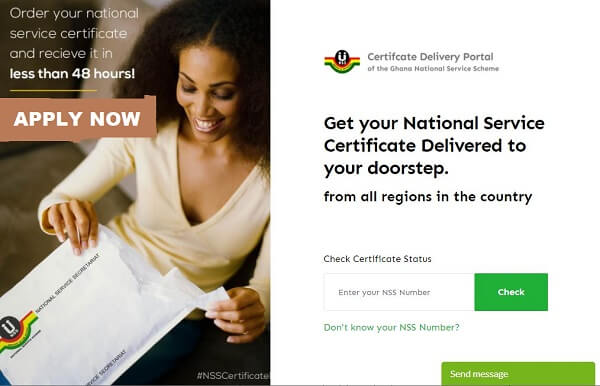 Request for NSS Digital Certificate Online