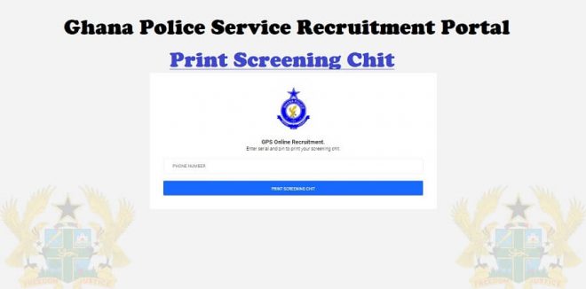 How To Verify Your Ghana Police Recruitment Status 2022/2022