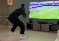 How Sarkodie Angrily Watched Ghana vs Morocco AFCON Match (Video)