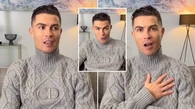 Video: What Cristiano Ronaldo Says After Getting 400 Million Followers